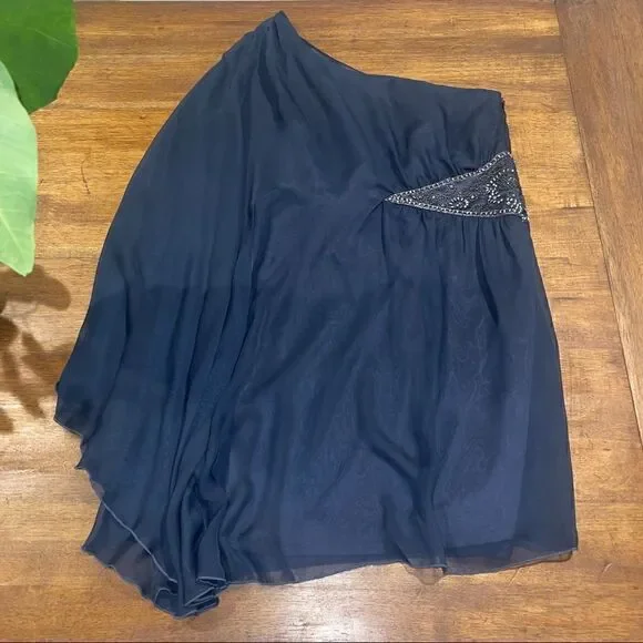 NWOT Free People One Shoulder Beaded Dress